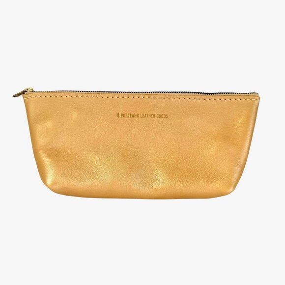Portland Leather Champagne Utility Bag - Brand New - Picture 1 of 7